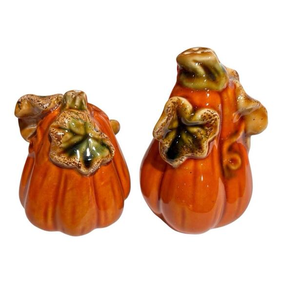 Celebrate It Other - Pumpkin & Gourd Autumn Thanksgiving Fall Salt & Pepper Shakers Set - New